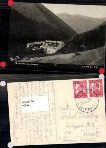 97884,Cloitre de Rila 1933