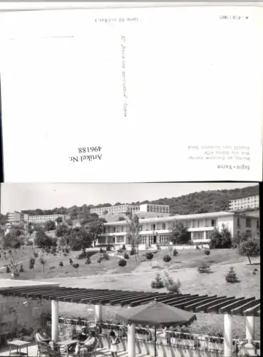 496188,Bulgaria Varna Warna Vue des Sables d'Or Ansicht v. Goldenen Strand