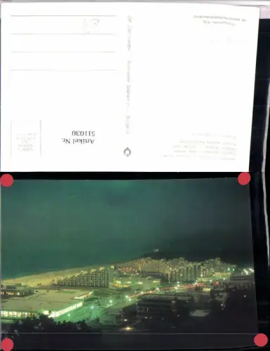 511030,Bulgaria Albena Nachtansicht Teilansicht