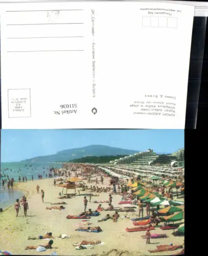 511036,Bulgaria Albena Strand Strandleben