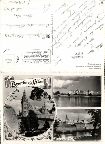 442336,Denmark Kronborg Slot Schloss Mehrbildkarte