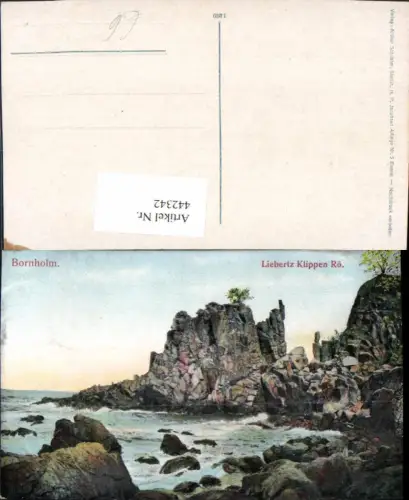 442342,Denmark Bornholm Liebertz Klippen Rö Küste