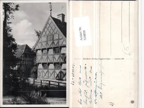 510859,Denmark Aarhus Fradengamle By Museum Gebäude