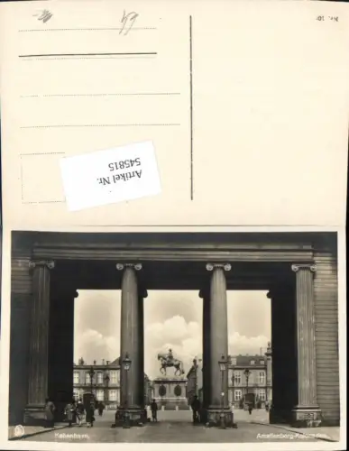 545815,Denmark Kobenhavn Kopenhagen Amalienborg