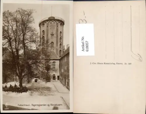 618057,Foto Ak Kopenhagen Kobenhavn Regensgaarden og Rundetaarn Denmark