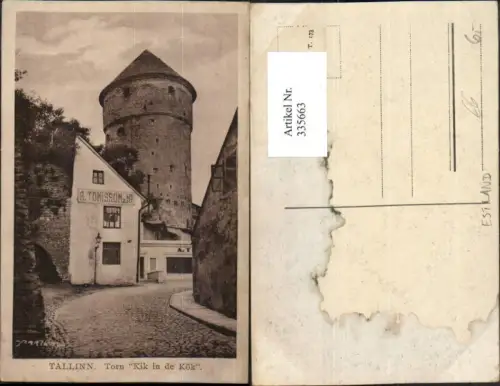 335663,Tallinn Torn Kik in de Kök Turm