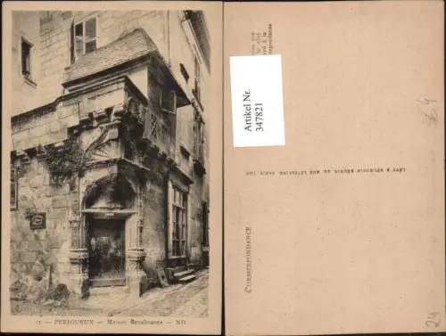 347821,Aquitanien Dordogne Perigueux Maison Renaissance Hausnummer 17