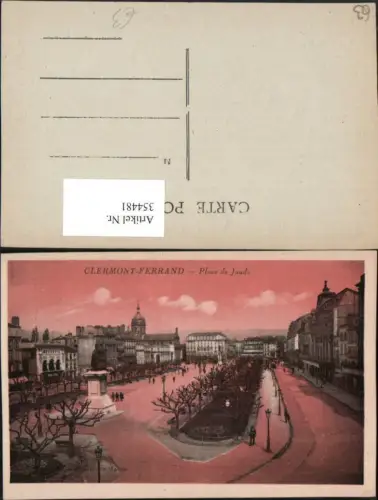 354481,Auvergne Puy-de-Dome Clermont-Ferrand Place de Jaude Platz Denkmal