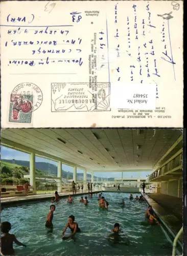354487,Auvergne Puy-de-Dome La Bourboule La piscine couverte et chauffee Schwimmbad