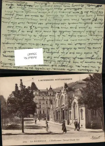 356447,Auvergne Puy-de-Dome La Bourboule Etablissement Thermal Straßenansicht