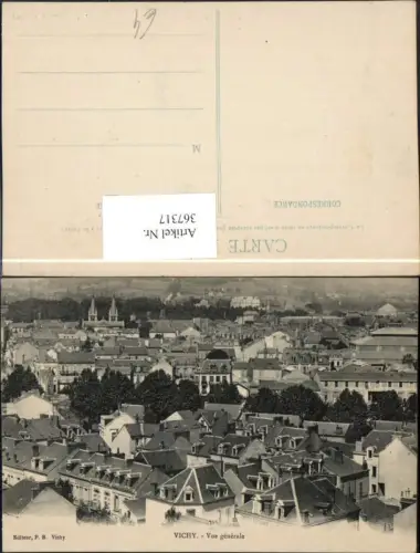 367317,Auvergne Allier Vichy Vue generale Totale
