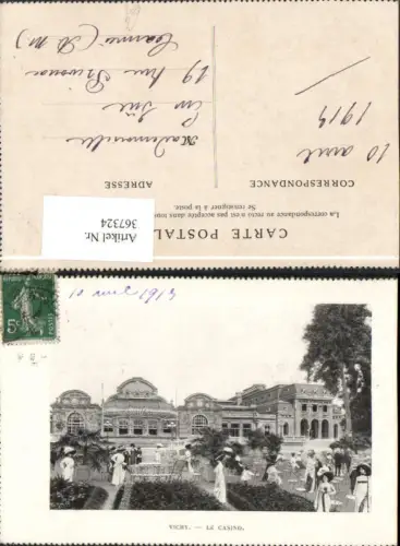 367324,Auvergne Allier Vichy Le Casino Terrasse