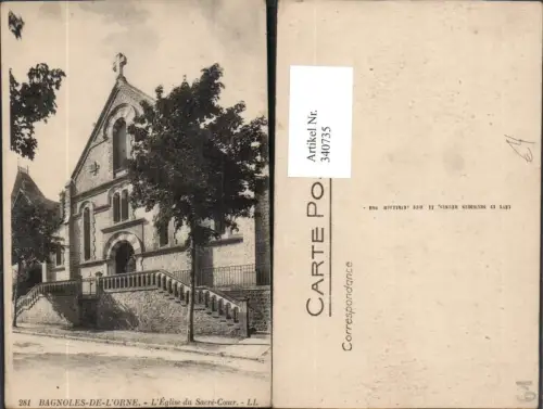 340735,Basse-Normandie Orne Bagnoles-de-l'Orne L'Eglise du Sacre-Coeur Kirche