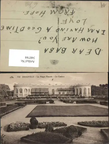 340744,Basse-Normandie Calvados Deauville La Plage Fleurie Le Casino Park