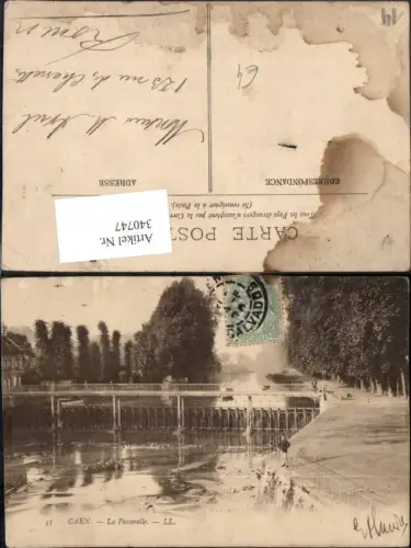 340747,Basse-Normandie Calvados Caen La Passerelle Wehr Brücke