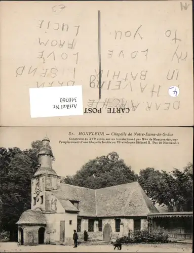 340760,Basse-Normandie Calvados Honfleur Chapelle de Notre-Dame-de-Grace Kapelle