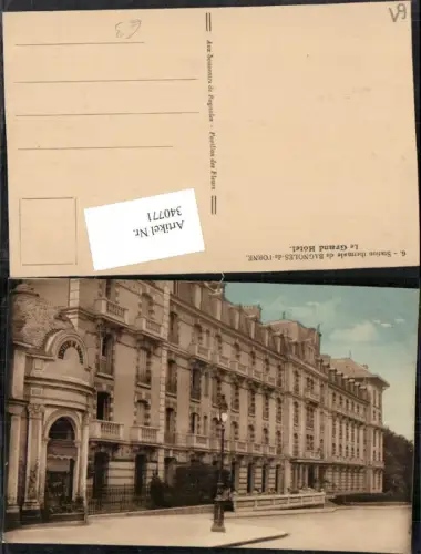 340771,Basse-Normandie Orne Bagnoles-de-l'Orne Le Grand Hotel