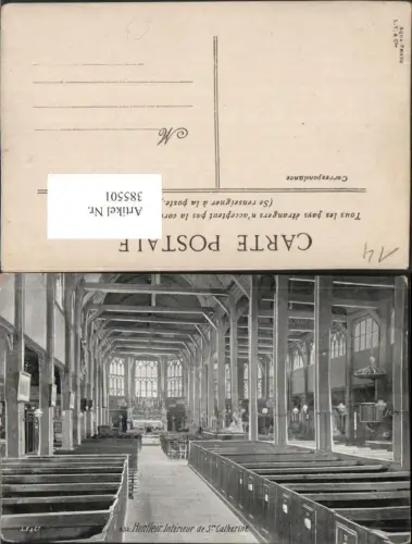 385501,Basse-Normandie Calvados Honfleur Sainte Catherine Interieur Kirche