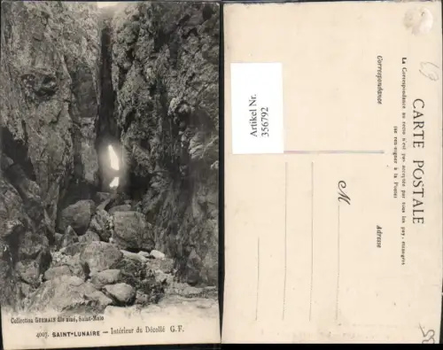 356792,Bretagne Ille-et-Vilaine Saint-Lunaire Interieur de Decolle