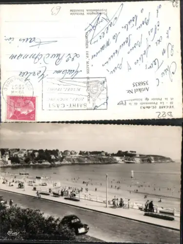 356835,Bretagne Cote-Amor St-Cast La Promenade de la Plage et la Point du Semaphore Strand