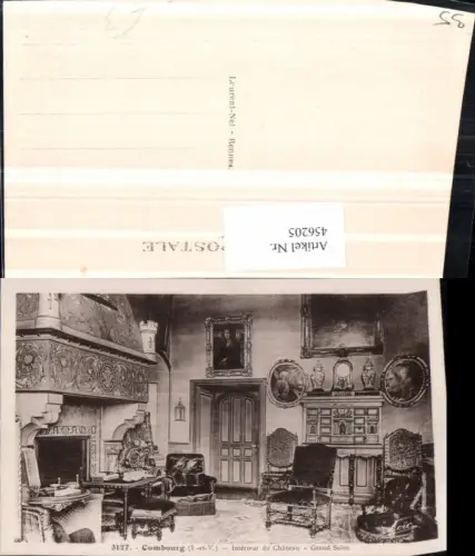 456205,Bretagne Ille-et-Vilaine Combourg Chateau Interieur Grand Salon