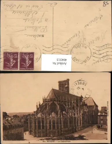 404515,Burgund Nievre Nevers La Cathedrale Kirche