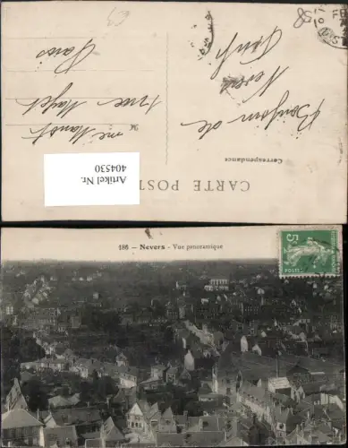 404530,Burgund Nievre Nevers Vue panoramique Teilansicht