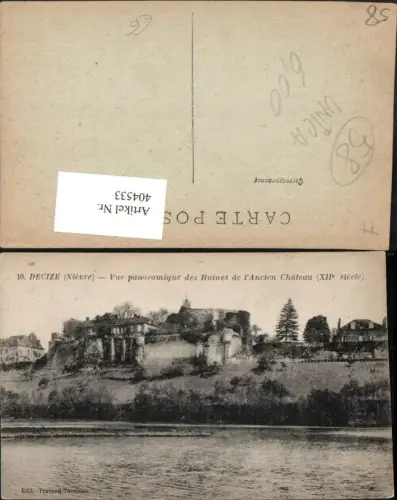 404533,Burgund Nievre Decize Ruines de l'Ancien Chateau Schlossruine