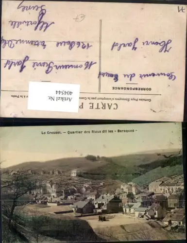 404544,Burgund Saone-et-Loire Le Creusot Quartier des Riaux dit les Baraques Teilansicht