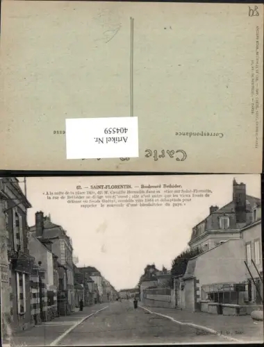 404559,Burgund Yonne Saint-Florentin Boulevard Betheder Straßenansicht