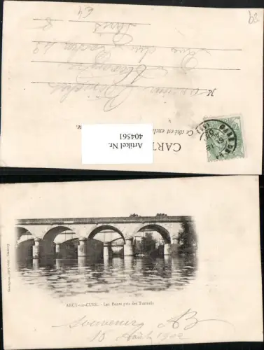 404561,Burgund Yonne Arcy-sur-Cure Les Ponts pris des Tunnels Brücken