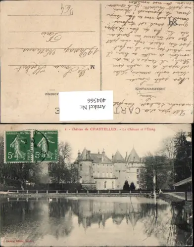 404566,Burgund Yonne Chateau de Chastellux Schloss