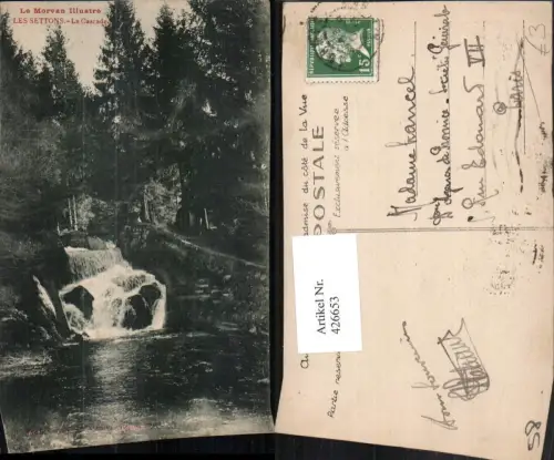 426653,Burgund Nievre Morvan Les Settons La Cascade Wasserfall