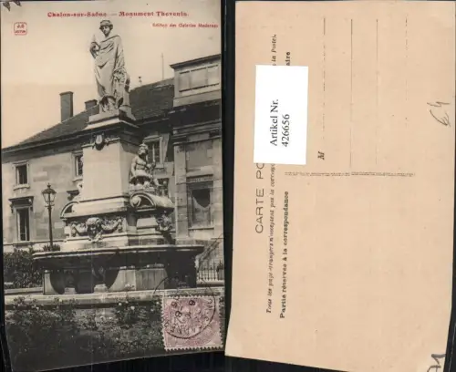 426656,Burgund Saone-et-Loire Chalon-sur-Saone Monument Thevenin Statue