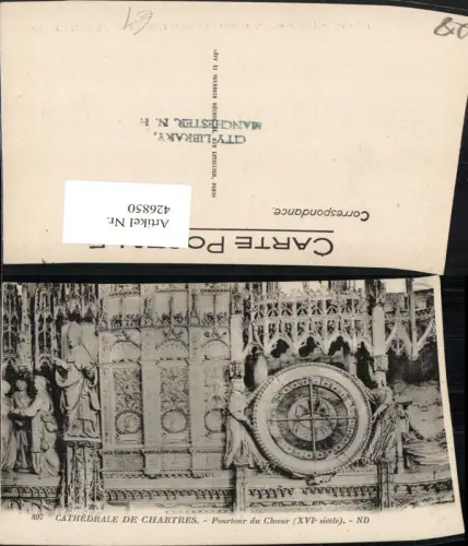 426850,Centre Eure-et-Loir Chartres Cathedrale Pourtour du Choeur Figuren