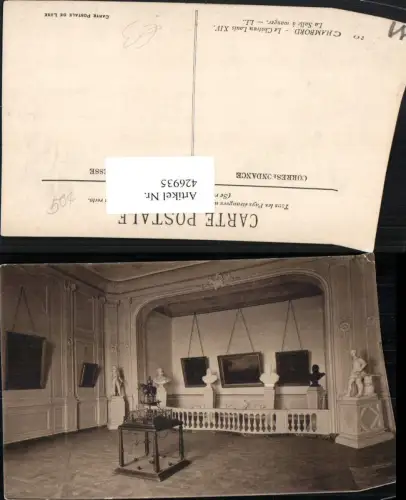 426935,Centre Loire-et-Cher Chambord Le Chateau Louis Salle a manger Schloss Saal