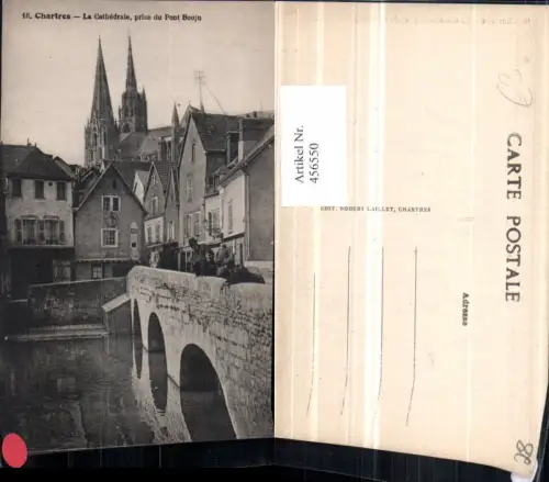 456550,Centre Eure-et-Loir Chartres Cathedrale Pont Bouju Brücke Kirche