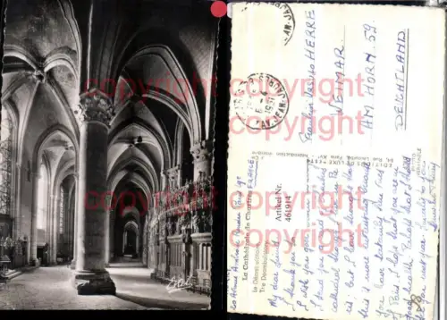 461914,Centre Eure-et-Loir Chartres Cathedrale Deambulatoire Innenansicht