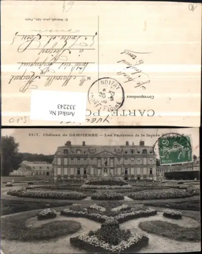 332243,Champagne-Ardenne Aube Dampierre Chateau Parterres Schloss Garten