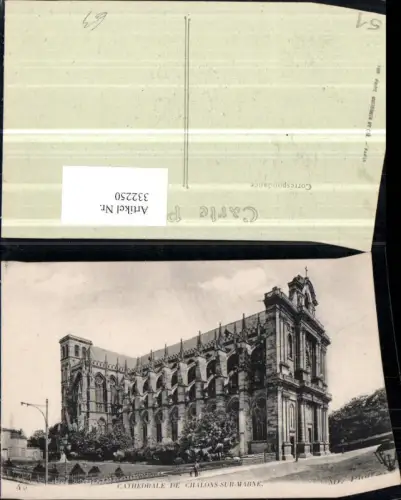 332250,Champagne-Ardenne Marne Chalons-sur-Marne Cathedrale Kirche