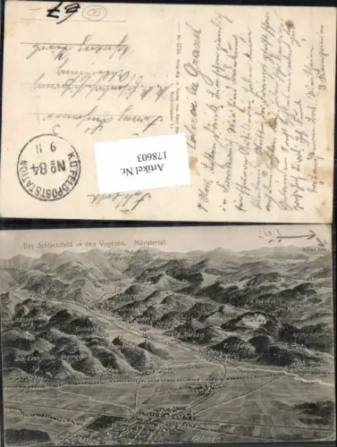 178603,Schlachtfeld bei Vogesen Münstertal Colmar Türkheim Logelbach Winzenheim Günsbach