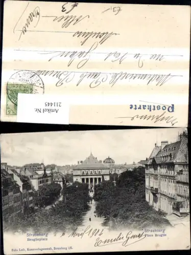 211445,Straßburg Strassburg Broglieplatz Strasbourg Place Broglie