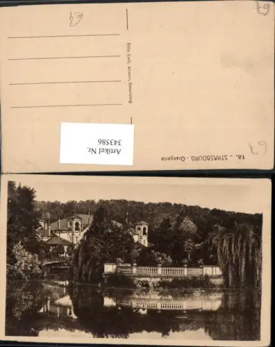 343586,Elsass Bas-Rhin Strasbourg Straßburg Orangerie