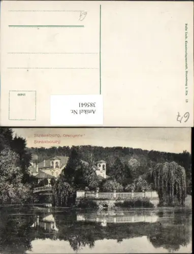 385641,Elsass Bas-Rhin Straßburg Strasbourg Orangerie