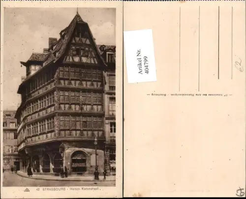 404799,Elsass Bas-Rhin Strasbourg Straßburg Maison Kammerzell Haus