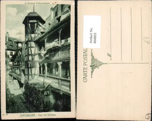 404803,Elsass Bas-Rhin Strasbourg Straßburg Cour du Corbeau Rabenhof