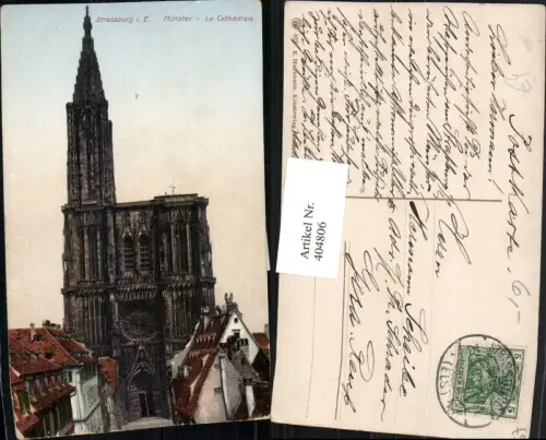 404806,Elsass Bas-Rhin Strasbourg Straßburg Münster Cathedrale Kirche
