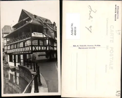 404810,Elsass Bas-Rhin Strasbourg Straßburg La Petite France Gebäude