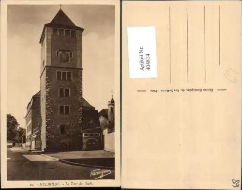 404814,Elsass Haut-Rhin Mulhouse Mülhausen La Tour du Diable Turm