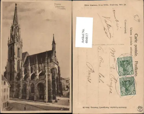 404817,Elsass Haut-Rhin Thann Cathedrale Münster Kirche
